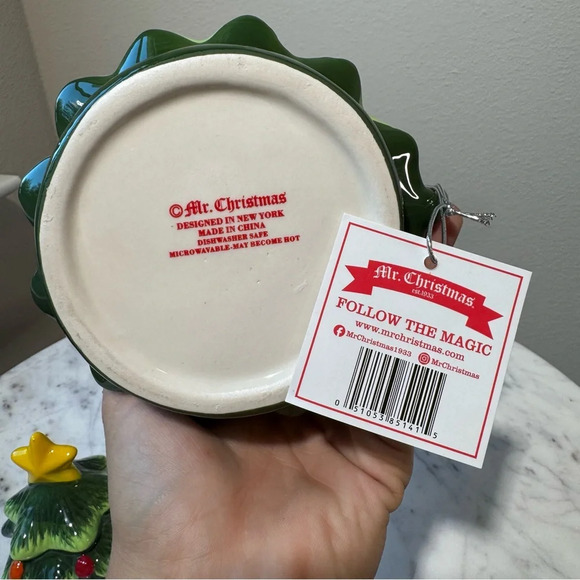 Mr. Christmas Christmas Tree Mug with Lid and Stirrer - NWT 2024 - Picture 6 of 8